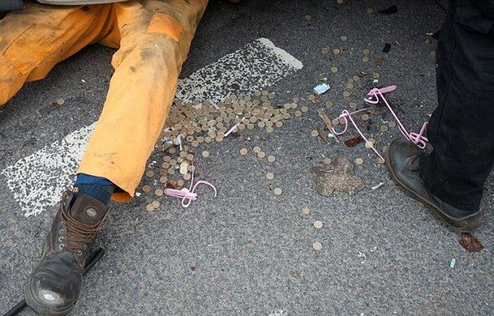 Millions Of Coins Spill On To The Streets Of England
