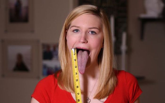 This Girl Has A Tongue That Could Set A World Record