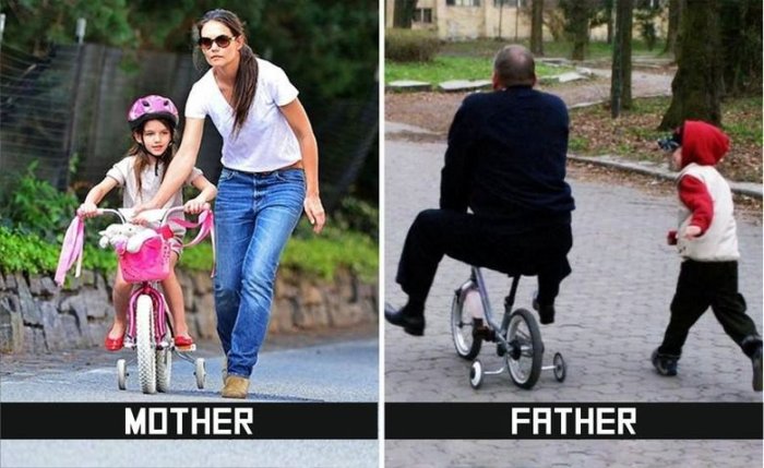 10 Big Differences Between How Mothers And Fathers Take Care Of Kids