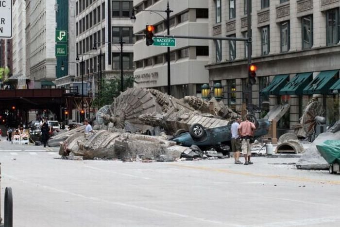Behind the Scenes: Transformers Movie Set in Chicago 
