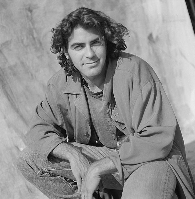 A Young George Clooney Had Long Hair And Sideburns In 1989, part 1989