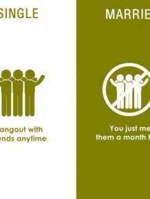 These Diagrams Sum Up The Differences Between Married Life And Single Life
