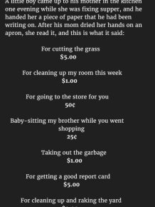 Mom Has The Perfect Response When Son Sends Her A Bill