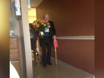 Man Gets Dressed Up On 57th Wedding Anniversary And Surprises His Wife