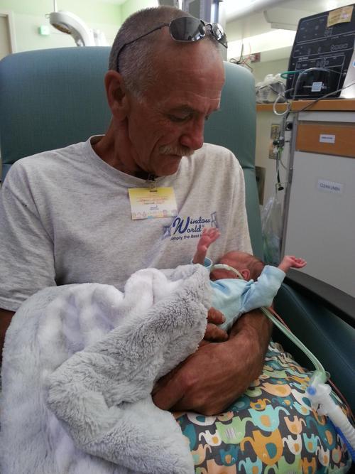 The Man Who Found Out He Was Going To Be A Grandpa Is Finally A Grandpa