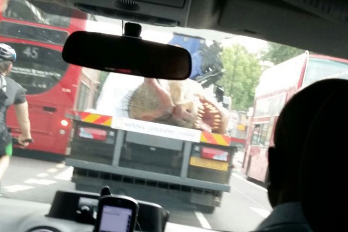 Why Is There A T-Rex On The Back Of A Truck In London?