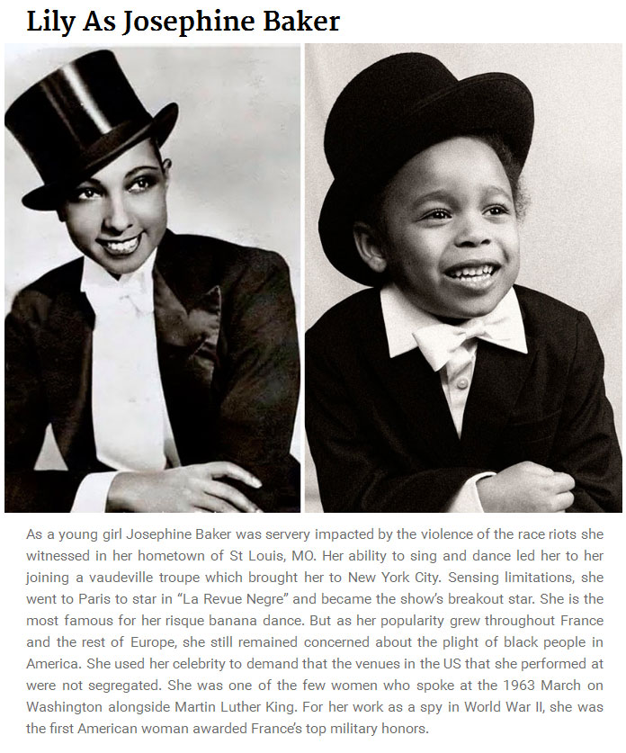 5 Year Old Girl Recreates Photos Of Famous Women From History