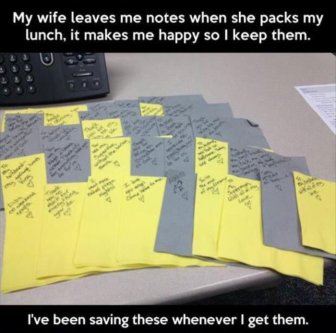 This Man Gets The Sweetest Lunch Box Notes From His Wife