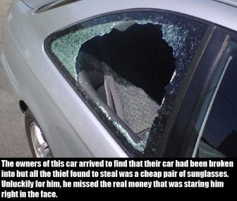 Thief Breaks Into A Car And Completely Misses The Jackpot
