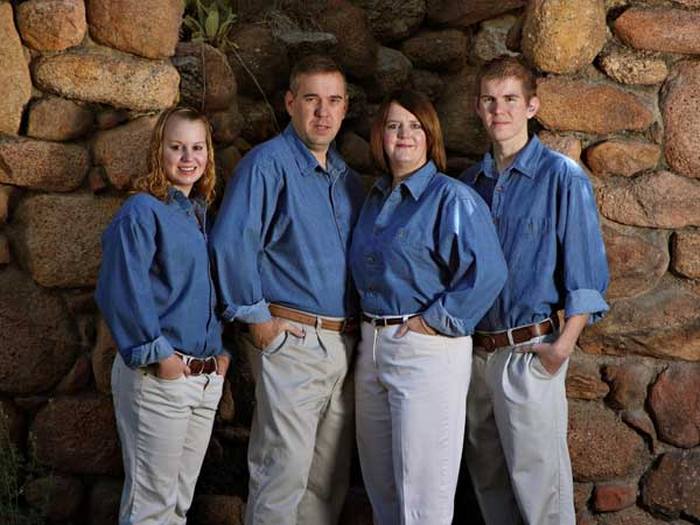 These Family Photos Are A Denim Overload