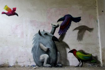 An Artist In Berlin Is Painting Monster Murals Inside Abandoned Buildings
