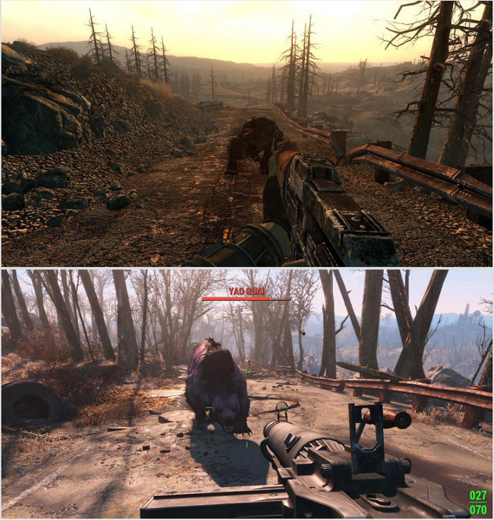 Comparing The Graphics Of Fallout 4 To Fallout 3, part 3
