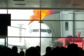 Boeing 737 Bursts Into Flames At The Airport