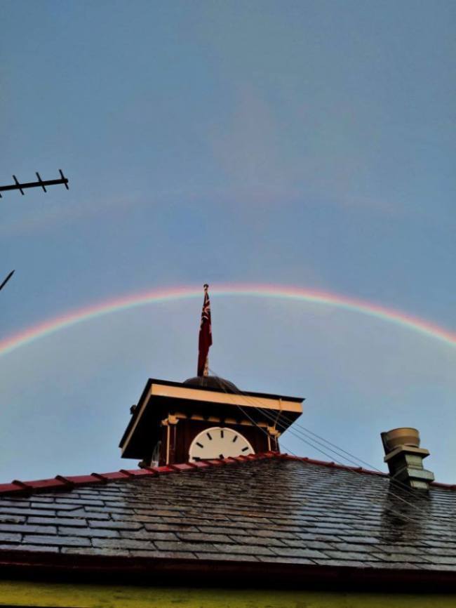 Sydney Residents Enjoy Rare Double Rainbow Shining Above The City