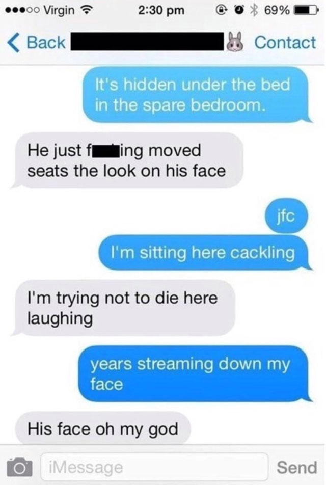 Creepy Guy On The Bus Reading Someone Else's Texts Gets Trolled Big Time