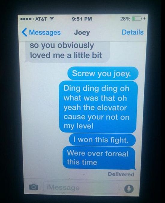11 Year Old Girl Burns Her Ex-Boyfriend To The Ground Via Text Message