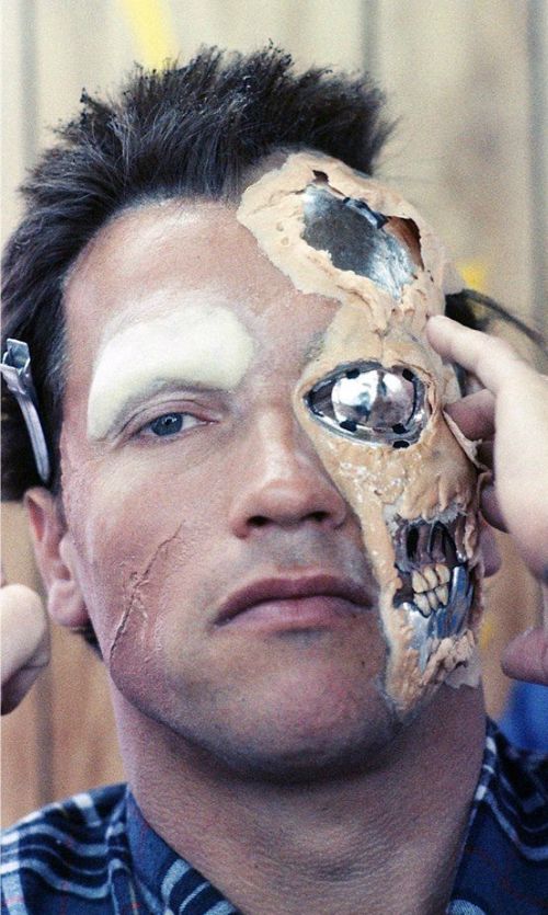 The Evolution Of The Terminator's Makeup From 1984 to 2015, part 2015