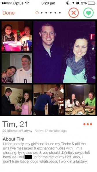 Cheaters Who Got Called Out On Tinder