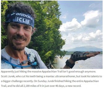 Marathon Runner Hikes The Appalachian Trail In Only 46 days