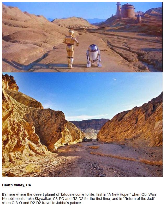 7 Locations From Star Wars That You Can Actually Visit