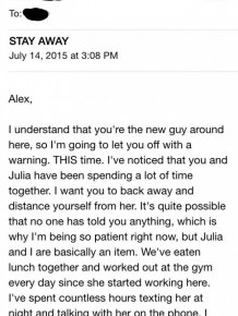 This Guy Got The Creepiest E-Mail Ever From His Co-Worker