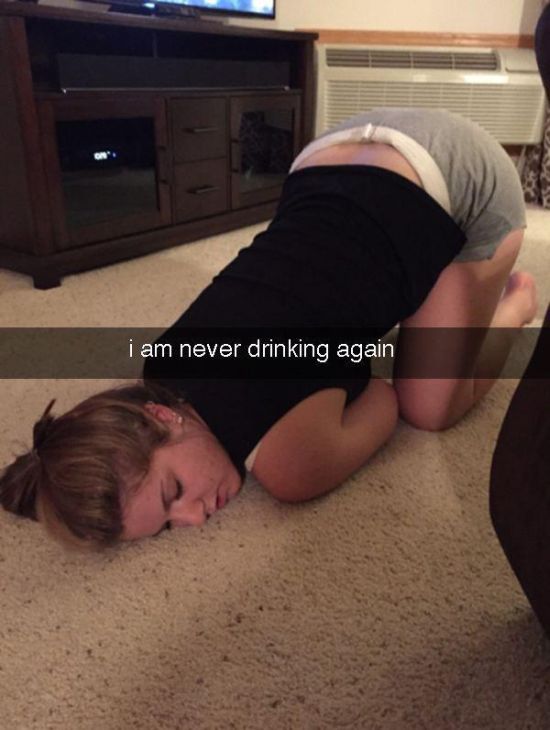 Hangover Snapchats We Can All Relate To