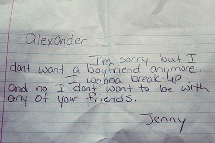 Little Kids Hold Nothing Back In These Brutal Break Up Letters