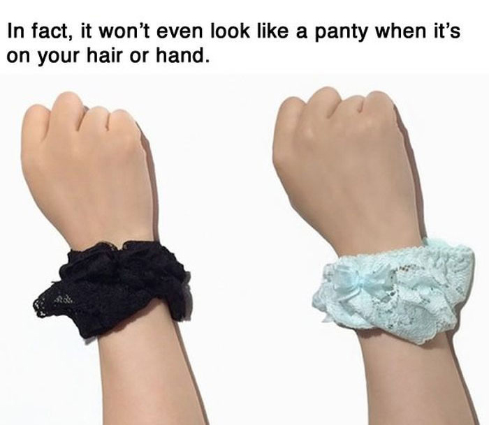 Japan Has Created Scrunchies That Also Double As Panties