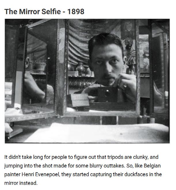 See The Evolution Of The Selfie In 13 Historical Snapshots