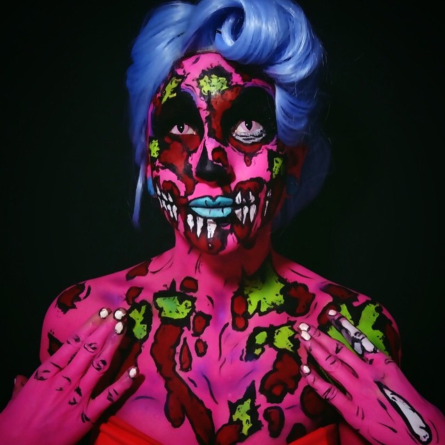 Artist Uses Herself As A Canvas To Create Mesmerizing Body Paintings