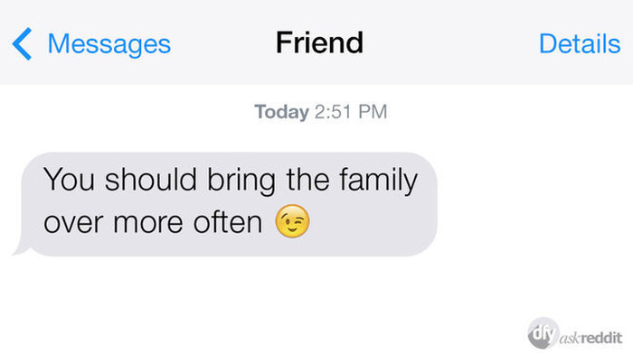 Accidental Winky Faces Turn Innocent Texts Into Awkward Conversations