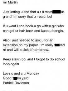 This Student Sent A Drunk E-Mail To His Teacher And Got An Awesome Response