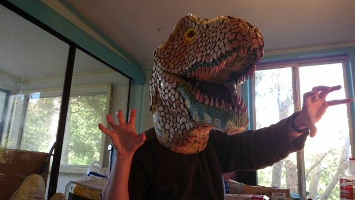 How To Make A Tyrannosaurus Rex Head At Home