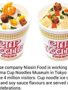Cup Noodle Ice Cream With Shrimp And Egg Is Now Being Served In Japan