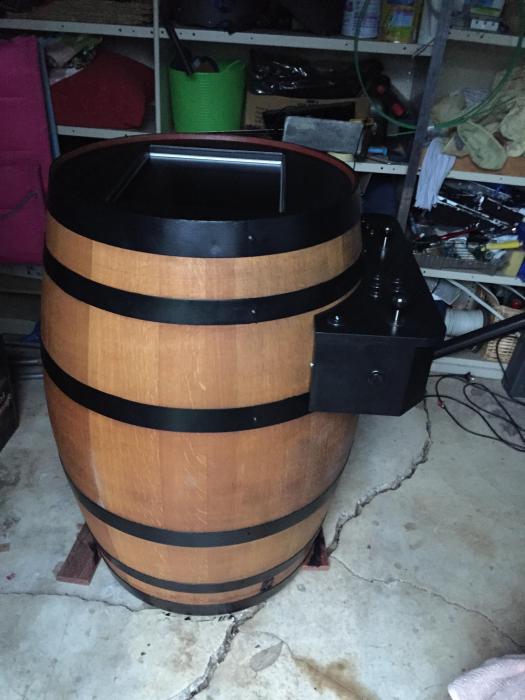 This DIY Arcade Game In A Barrel Is Something We All Wish We Had