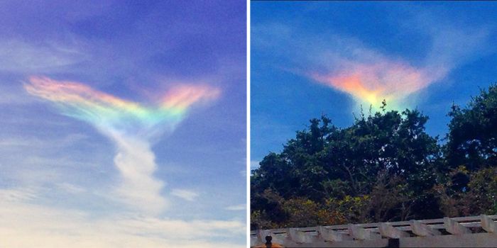 Extremely Rare Fire Rainbow Spotted In The Skies Of South Carolina