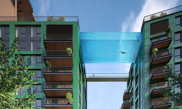 London Is Getting A Glass Bottom 'Sky Pool' That Will Let You Swim At 115 Feet
