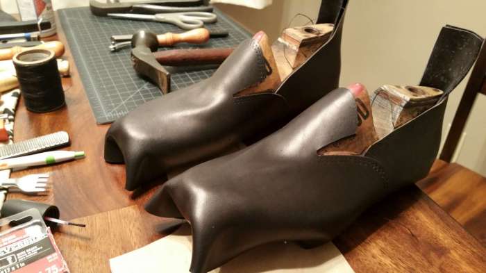 See What It Looks Like When You Make A Pair Of Boots From Scratch