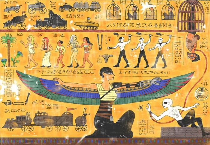 The Story Of Mad Max Told In The Ancient Egyptian Style