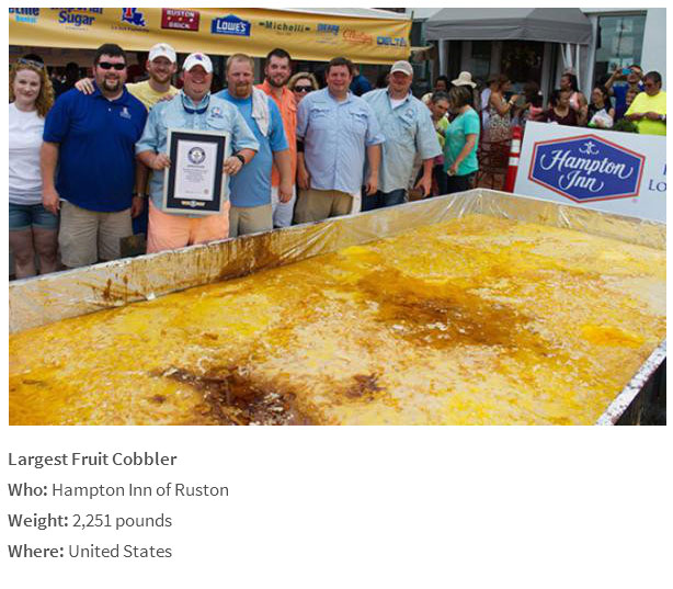 World’s Largest Food Records From Around The World