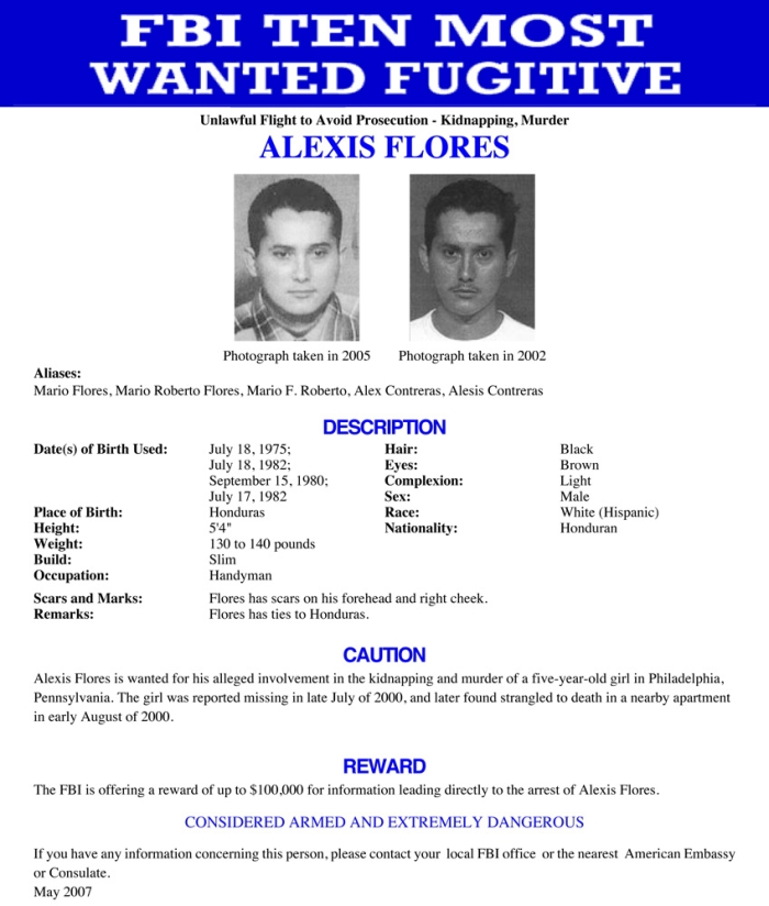 FBI Ten Most Wanted Fugitives