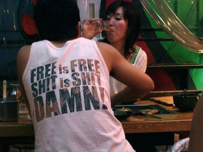 English T-Shirts In Asia