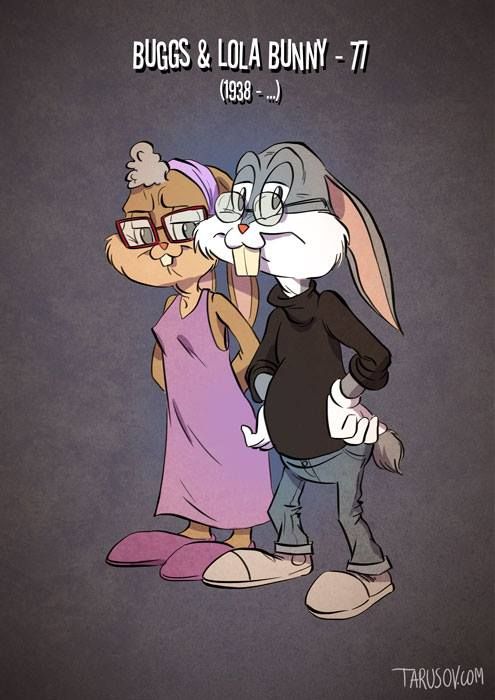 If Cartoon Characters Got Old