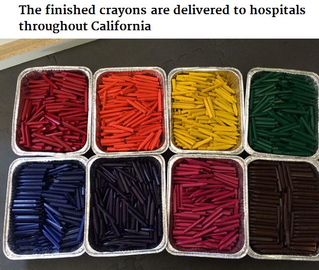 Bryan Ware Knows How To Reuse Leftover Crayons From Restaurants And Schools