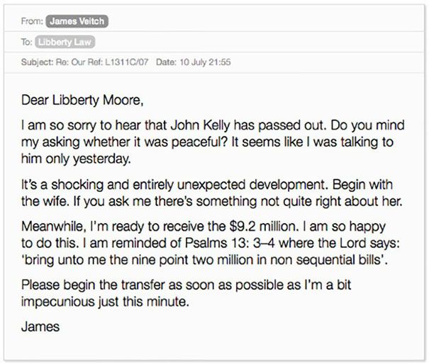 Email Exchange With A Scammer Turned Into A Hilarious Story