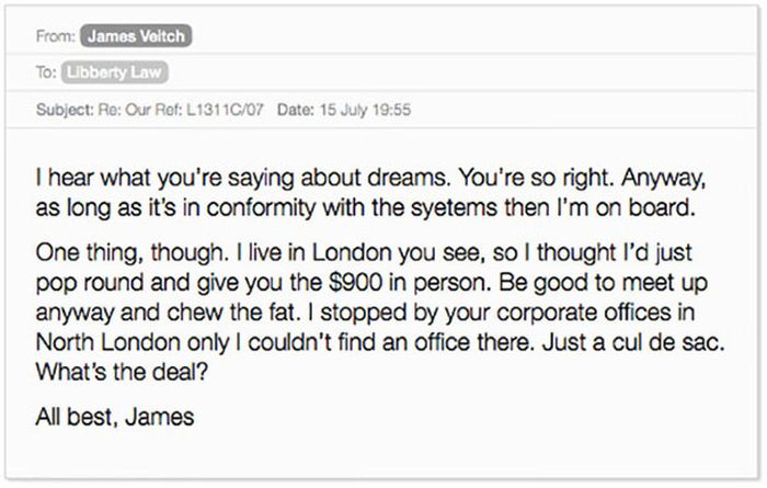 Email Exchange With A Scammer Turned Into A Hilarious Story