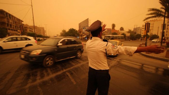 Sandstorm In Israel