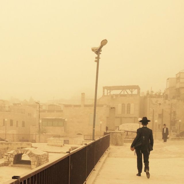 Sandstorm In Israel