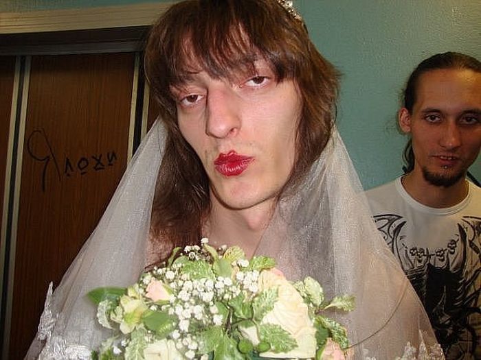 Awkward Russian Wedding Photos