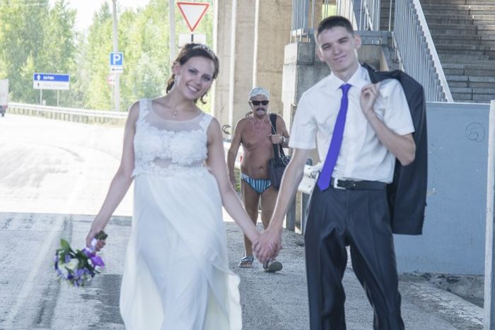 Awkward Russian Wedding Photos
